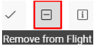 A white square with a black and red line in the middle  Description automatically generated